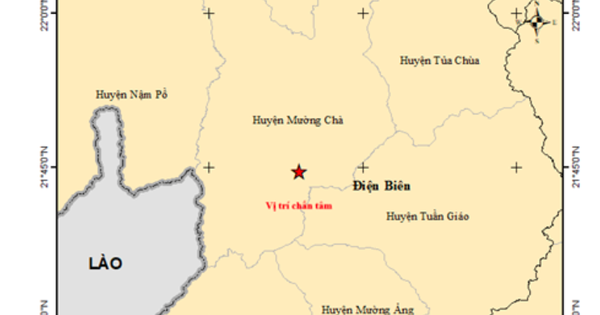 Điện Biên lại vừa xảy ra động đất