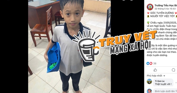 Bất ngờ về hoàn cảnh của cậu bé lớp 4 đội mưa mang trả điện thoại