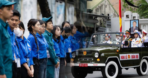 Dòng người lặng lẽ xếp hàng tiễn đưa nguyên Chủ tịch nước Trần Đức Lương