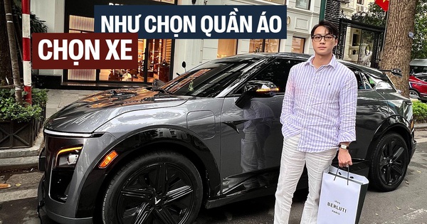 Chủ tiệm Âu phục mua cả VinFast VF 7 và VF 3: ‘Chọn xe như chọn suit