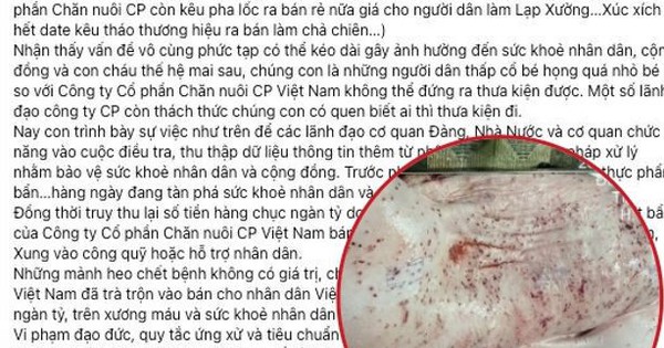 C.P. Việt Nam lên tiếng khi bị tố trà trộn heo bệnh, chết để bán ra thị trường