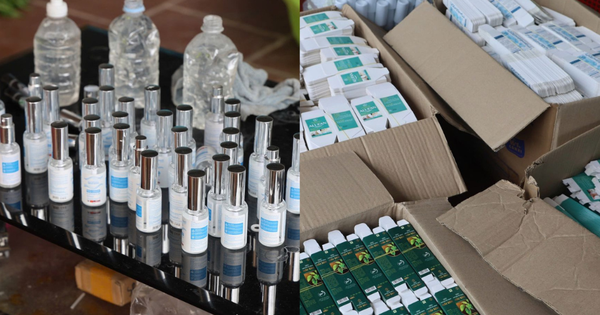 Cận cảnh cơ sở mỹ phẩm giả tại Bắc Giang: Serum trị mụn, trắng da pha bằng thùng sơn, can nhựa, bán hơn 100.000 đơn hàng qua Tiktok, Shoppee