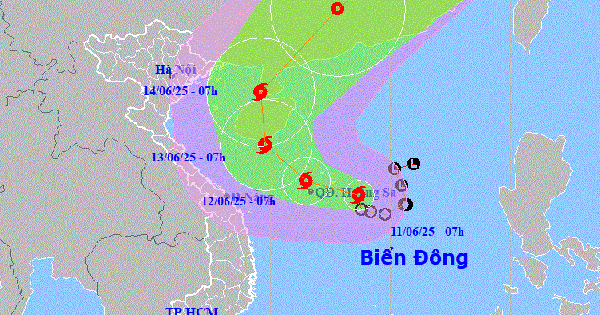Áp thấp nhiệt đới mạnh lên thành bão, vùng ảnh hưởng rất rộng