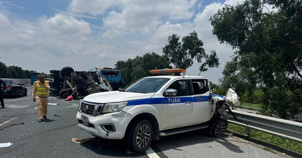 Nguyên nhân vụ tai nạn liên hoàn trên cao tốc Hà Nội - Hải Phòng, 2 người chết