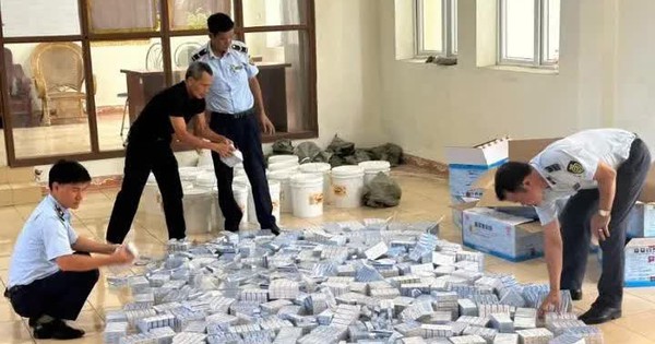 Đột kích kho hàng ở Móng Cái, phát hiện hơn 5.000 tuýp thuốc trị ngứa và 400 lít siro nhập lậu