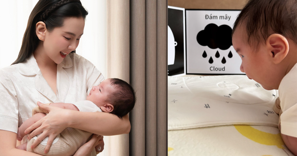 MC Mai Ngọc khoe ảnh góc nghiêng của con trai: Dậy sớm cho bé tập luyện bằng phương pháp kích thích thị giác