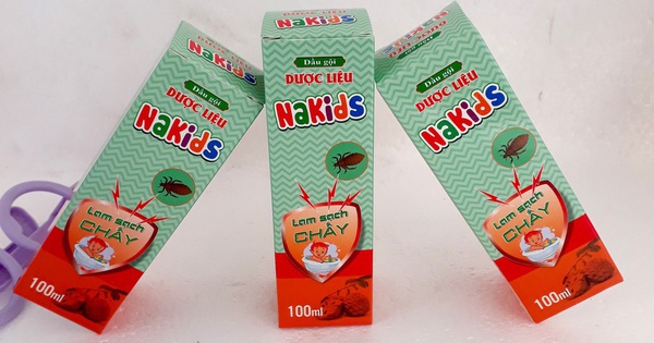Ngừng ngay việc sử dụng lô dầu gội dược liệu Nakids làm sạch chấy