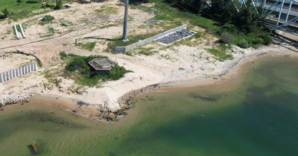 Thông tin mới về tình hình sạt lở cửa sông Cu Đê