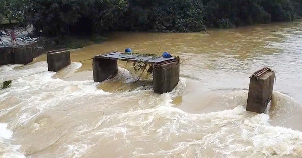 Thái Nguyên: Lũ trên sông Công gây thiệt hại nặng nề cầu cống, giao thông chia cắt cục bộ