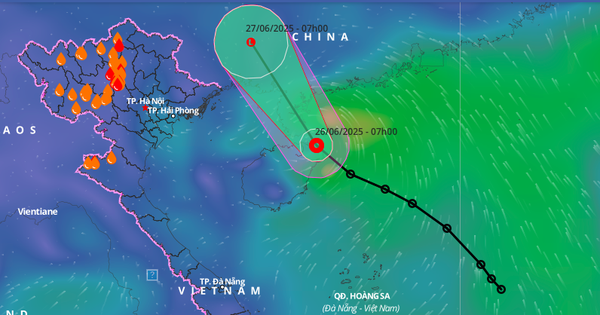Áp thấp nhiệt đới mạnh cấp 7, giật cấp 9 đổ bộ vào đâu?