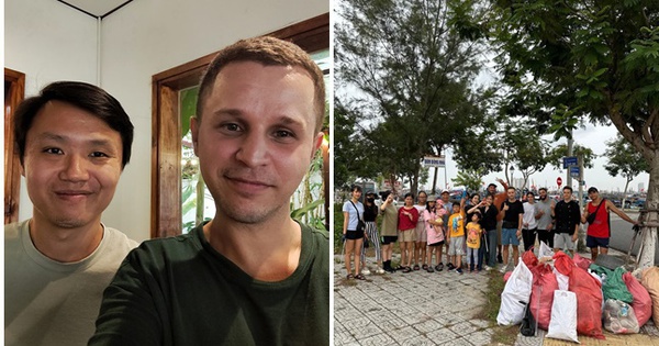 Chàng trai Nga đi nhặt rác ở Đà Nẵng: "Tôi yêu nơi này như quê hương và muốn làm điều gì đó"
