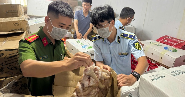 "Đột kích" kho hàng đông lạnh của Công ty Thịnh Phát Food