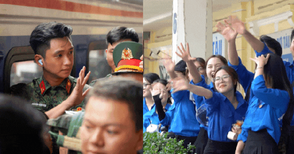 Cảnh tượng đặc biệt tại ga Hà Nội chiều tháng Sáu: Người dân xếp hàng dài chào đón các chiến sĩ chuẩn bị thực hiện nhiệm vụ A80