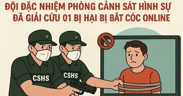 Cảnh sát đặc nhiệm giải cứu thanh niên bị ‘bắt cóc online’