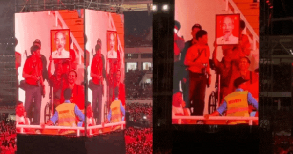 Con gái tiết lộ câu chuyện phía sau khoảnh khắc bố ngồi xe lăn, giơ cao ảnh Bác Hồ tại concert “Tổ quốc trong tim”