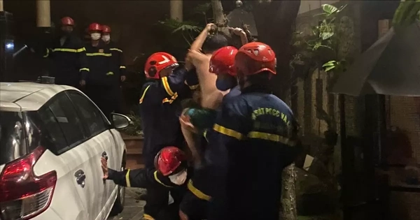 Cứu 5 người khỏi đám cháy bùng phát lúc nửa đêm ở Đà Nẵng