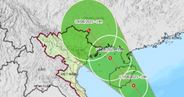 Áp thấp nhiệt đới hình thành trên Biển Đông, hướng vào vịnh Bắc Bộ