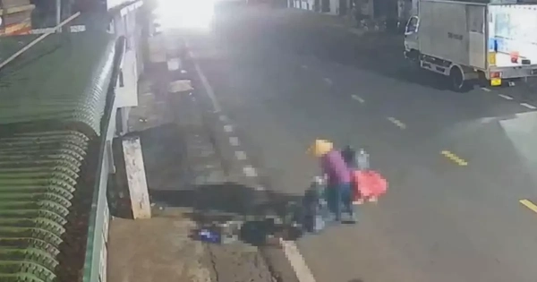 Cụ bà buôn ve chai tông người bán vé số rồi bỏ đi vì nghĩ không ai biết