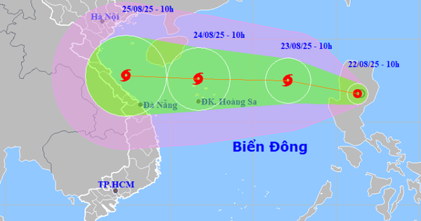 Áp thấp nhiệt đới sẽ vào Biển Đông và mạnh lên thành bão số 5: Có cường độ rất mạnh, di chuyển nhanh, vùng ảnh hưởng rộng