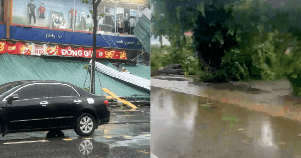 Nhà tốc mái, đường ngập cây đổ: Nghệ An ngổn ngang sau bão số 5