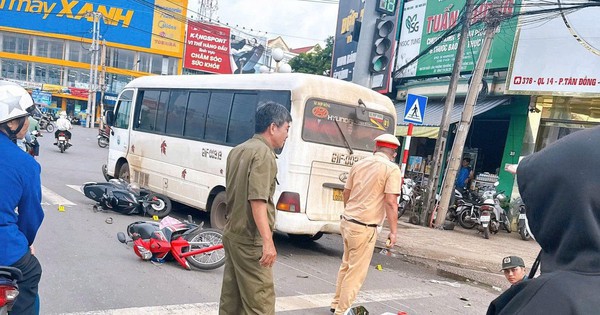 Vụ xe khách “lùa” hàng loạt xe máy ở Đồng Nai: Xác định nguyên nhân ban đầu