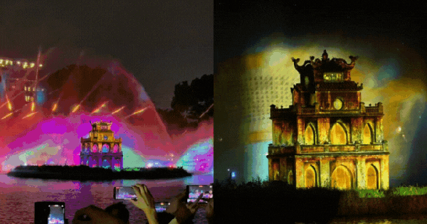 Người dân Hà Nội ngỡ ngàng trước hình ảnh chưa từng thấy trên Hồ Hoàn Kiếm