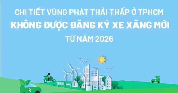 [Infographic] Chi tiết vùng phát thải thấp ở TPHCM dự kiến cấm đăng ký xe xăng từ 2026