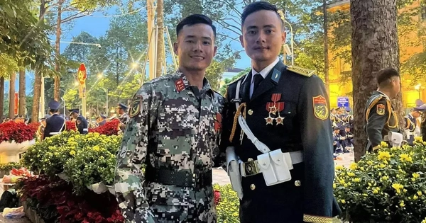 Chuyện đặc biệt về hai anh em ruột cùng tham gia diễu binh 2/9