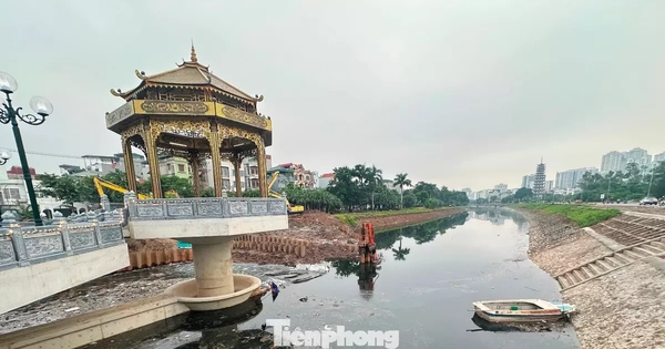 Đập dâng trên sông Tô Lịch hoạt động ra sao khi bổ sung nước từ Hồ Tây vào?