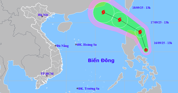 Hình thành áp thấp nhiệt đới, dự báo mạnh lên bão số 8 trên Biển Đông
