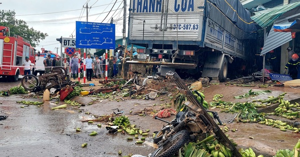 Vụ xe tải lao như "tên bắn" vào chợ: Danh tính 12 người thương vong, có 1 phụ nữ mang thai tử vong