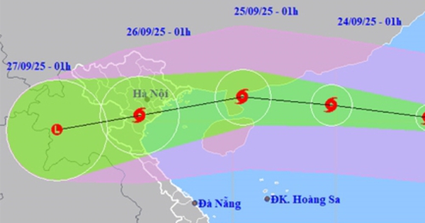 Siêu bão Ragasa đạt cấp cực đại 17 khi vào Biển Đông gây sóng cao trên 10m