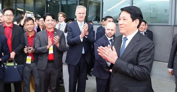 Chủ tịch nước Lương Cường dự lễ bàn giao tàu bay Boeing đầu tiên cho Vietjet