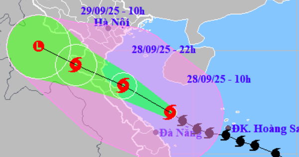 Bão số 10 Bualoi giật cấp 14, "quần thảo" từ Thanh Hóa - Bắc Hà Tĩnh trong 6-8 giờ