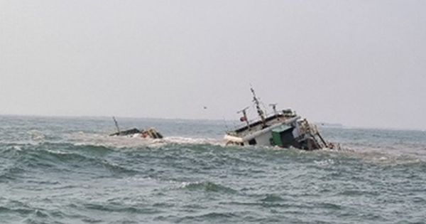 Lên tàu thử máy khi bão giảm cấp, gió lốc mạnh đánh chìm tàu, 9 thuyền viên mất tích