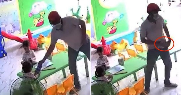 2 góc camera vụ người đàn ông giật điện thoại của bé 3 tuổi: Sau vài giờ đã bị bắt