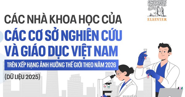 Các nhà khoa học Việt Nam trên bảng xếp hạng ảnh hưởng thế giới năm 2026