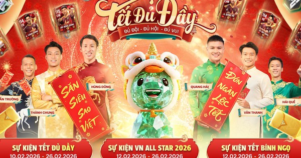 FC Mobile VN ra mắt đội hình toàn sao Việt, khuấy động Tết Bính Ngọ với chuỗi sự kiện đặc sắc
