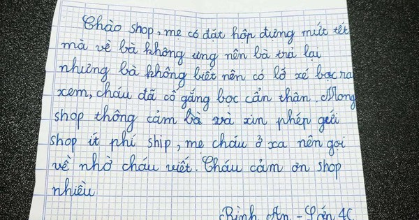 Tờ giấy nhắn của cậu bé lớp 4 đang khiến dân tình "lịm tim": Ai mà nỡ giận một bà mẹ tinh tế và đứa con ngoan ngoãn nhường này!