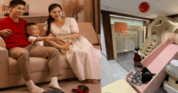 Giáp tết, vợ chồng Duy Mạnh dọn về biệt thự phố cổ đắt đỏ, bề thế, có hẳn khu chơi riêng cho 2 nhóc tỳ
