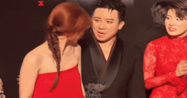 Trấn Thành nói gì với mỹ nhân mình từng yêu đơn phương trên thảm đỏ mà khiến MXH bùng nổ?