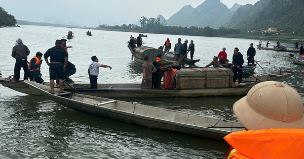 Lật thuyền trên sông Gianh, 2 người mất tích: Tìm thấy thi thể một nạn nhân