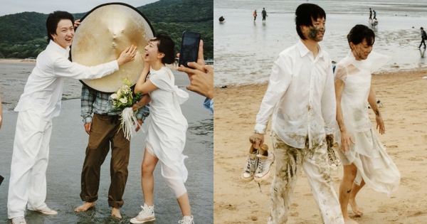 View - Hot nhất ngày: Ca sĩ 9X kết hôn tung ảnh cưới lạ đời mặt lấm lem bùn, sao nam số 1 showbiz vội chúc mừng