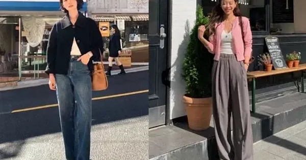 Áo khoác mặc với quần ống rộng: Chọn chuẩn thì đẹp và sang từng centimet