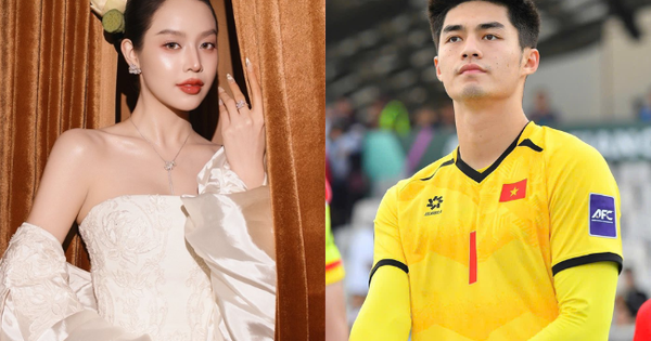 Tương tác bất ngờ của thủ môn hotboy Trần Trung Kiên (U23 Việt Nam) với Hoa hậu Thanh Thuỷ gây chú ý