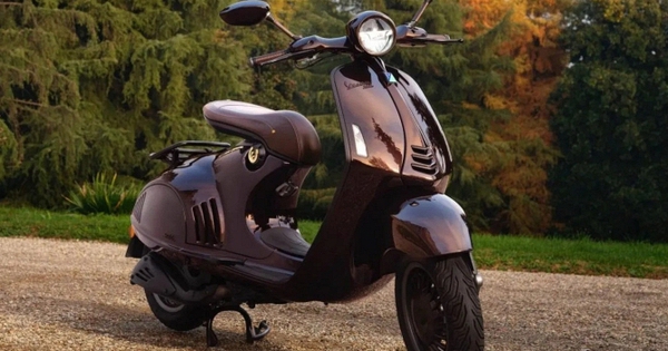 Xe Vespa giá 550 triệu đồng đẹp cỡ này!