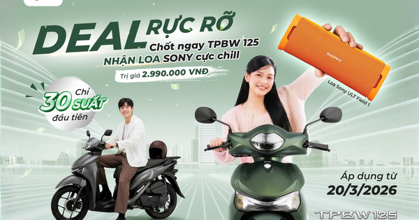 Sắm SYM TPBW 125 nhận ngay loa Sony cùng cơ hội săn hệ sinh thái công nghệ