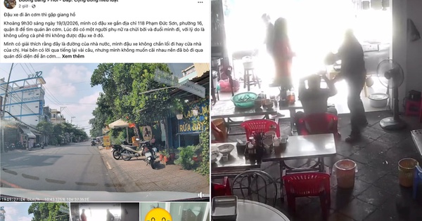 Nam thanh niên bị đánh chảy máu đầu khi ngồi trong quán cơm ở TP.HCM
