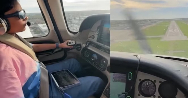 Cậu bé 11 tuổi gây kinh ngạc khi thành thạo lái máy bay hạ cánh và cất cánh