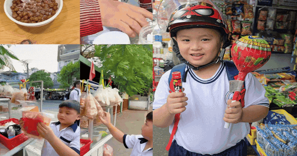 Bé trai lớp 1 ở TP.HCM gây sốt với series tiêu 20K mẹ cho, có sổ ghi chép chi tiêu theo ngày